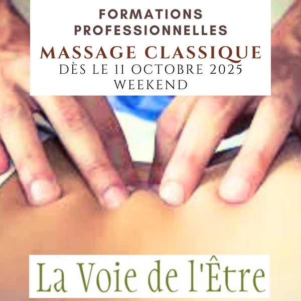 Massage Classique - 150 heures - Cycle 2