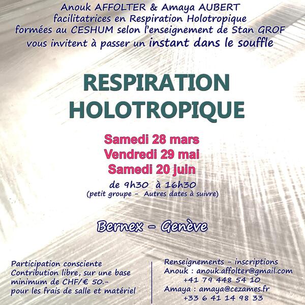 Respiration Holotropique Genève
