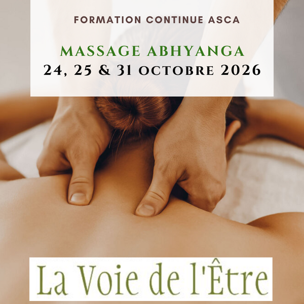 Massage Abhyanga - Formation Continue
