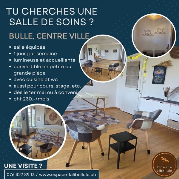 salle de soins à louer à Bulle