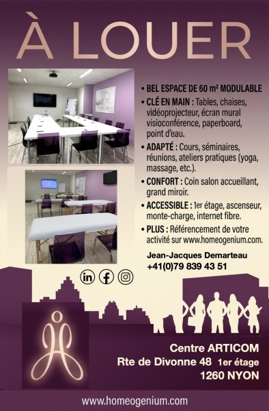 Espace Thérapeutique - salle de cours à louer